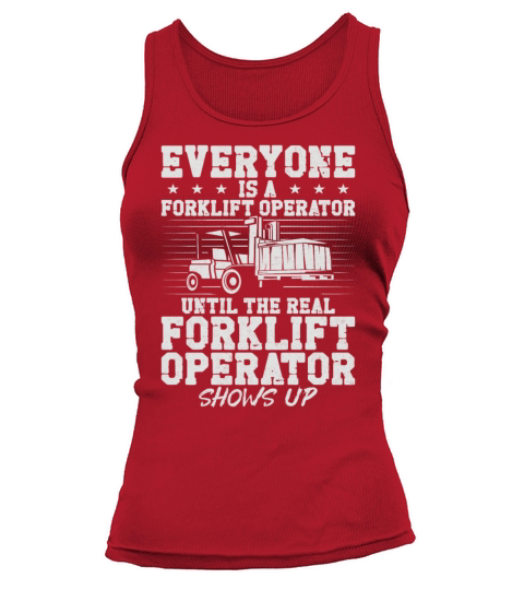 Certified Forklift Truck Operator Tank top Woman