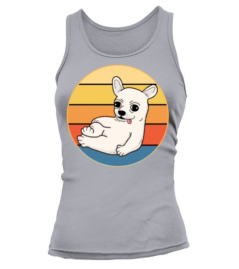 Cute Chihuahua Dog Breed Vintage Retro Sunset Tank top Woman