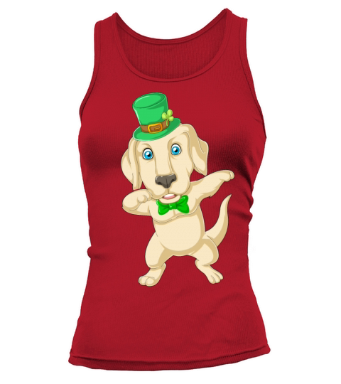 dabbing labrador st patricks day Tank top Woman
