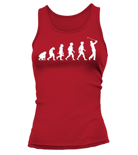Evolution Golf Player Golfer Sports Game Tank top Woman