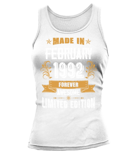 February 1992 Vintage Birthday Present Tank top Woman