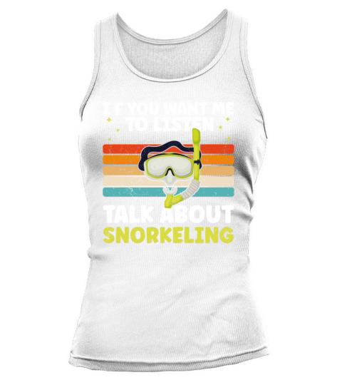 Funny Snorkeling Dive Design For Snorkeler Cool Tank top Woman