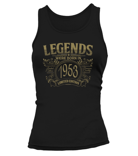 Legends were born in 1953 vintage birthday design Tank top Woman
