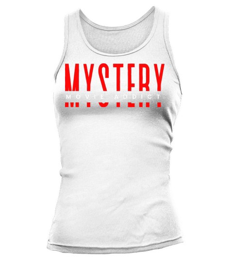 Mystery movie addict minimalistic design Tank top Woman