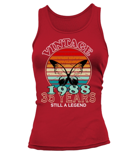 Retro Birthday Year Vintage 1988 Tank top Woman