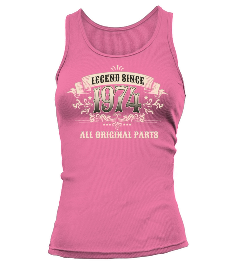 Retro Vintage Birthday Legend Since 1974 Tank top Woman