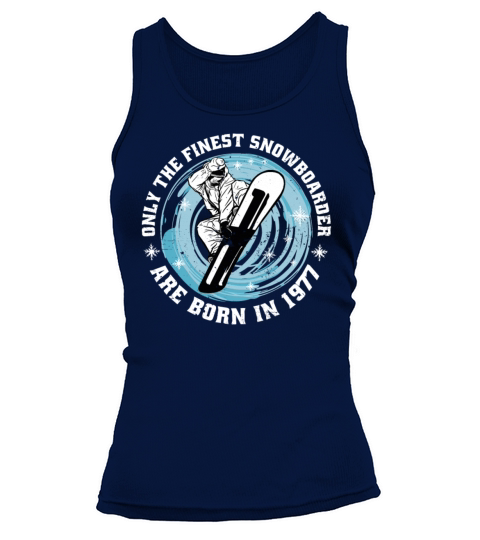Snowboarder Vintage 1977 Birthday Snowboarding Tank top Woman