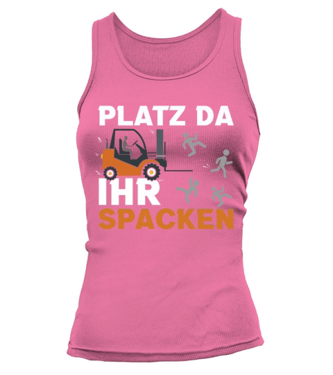 Space Funny Forklift Driver Quotes Operator Truck Tank top Woman