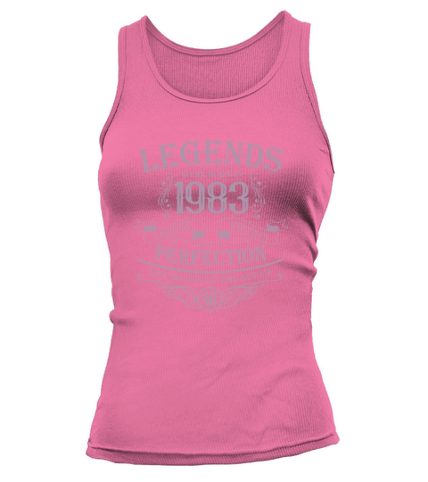 vintage 1983 birthday legend 40th birthday saying Tank top Woman