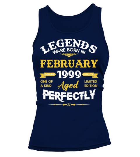 Vintage Aged To Perfection February 1999 Tank top Woman