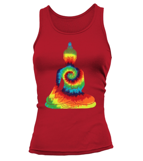 Vintage Tie Dye Buddha For Buddism Beliver Tank top Woman