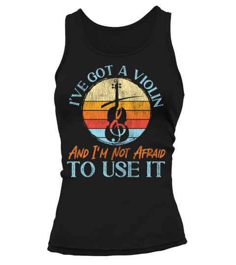 Violin Violinist Retro Vintage Tank top Woman