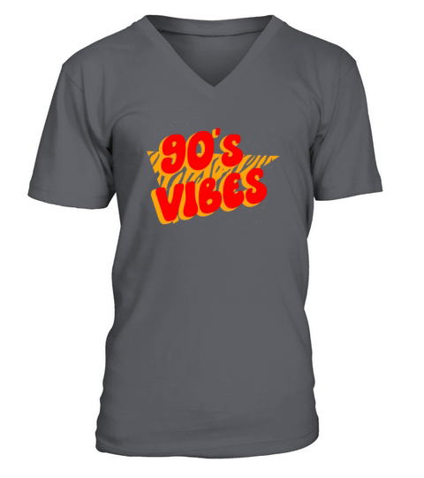 90s Vibe Nineties Decade 1990 Vintage 90s Party V-Neck T-shirt