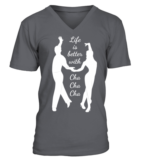 Dance ballroom dancing latin cha cha cha V-Neck T-shirt