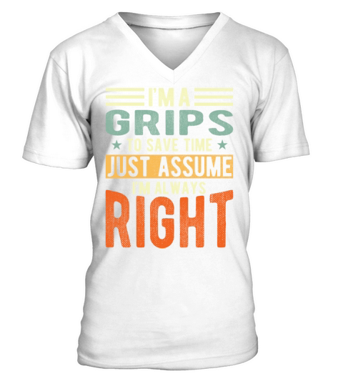 Grips V-Neck T-shirt