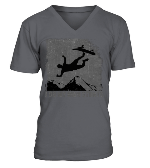 I Do My Own Stunts Get Well Gift Injury Leg V-Neck T-shirt