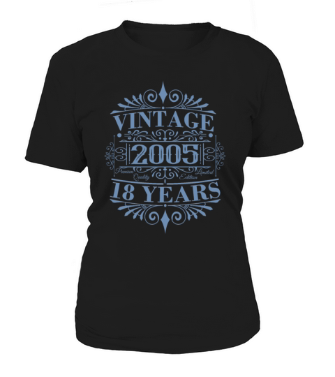 18th birthday 2005 birthday vintage Women's T-Shirt