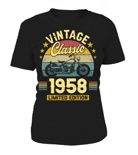 1958 65 Years Old Vintage 65th Birthday Women's T-Shirt