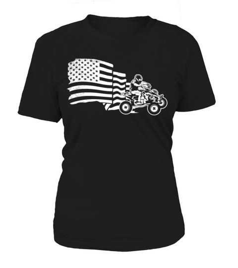 all terrain vehicles patriotic flag vintage with s Women's T-Shirt