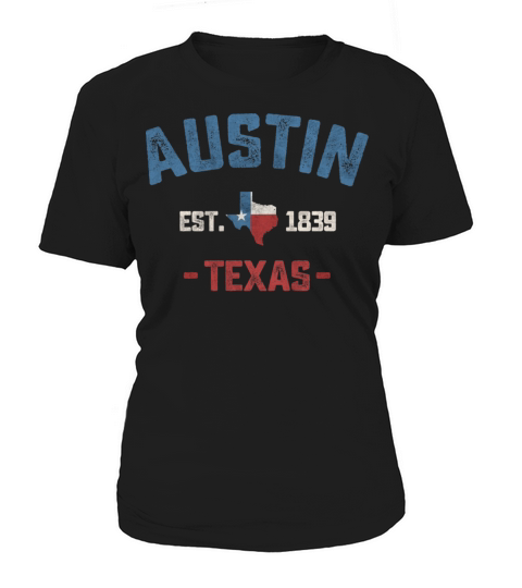 Austin Texas TX Athletic Sports Design Vintage Sty Women's T-Shirt