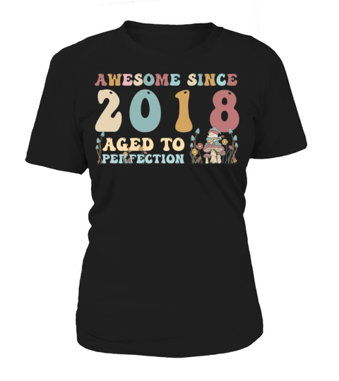 Awesome since 2018 - 5th Birthday - 2023 Groovy Women's T-Shirt