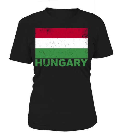 Hungary Flag Vintage Hungarian Origin Nationality Women's T-Shirt