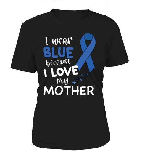 I Wear Blue Colon Cancer Awareness Survivor Women's T-Shirt
