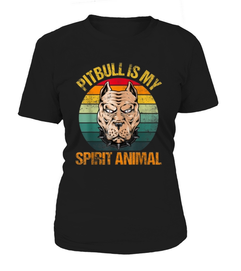 Pit Bull Lover Retro Vintage Women's T-Shirt