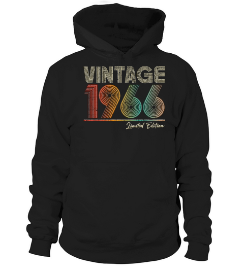 57 Years Old Vintage 1966 57th Birthday Gifts Hoodie Unisex