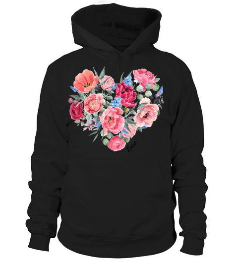 Colorful Cute Flowers Hoodie Unisex