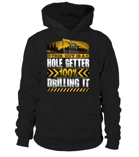 Funny Heavy Machinery Operator Excavator Drill Hoodie Unisex