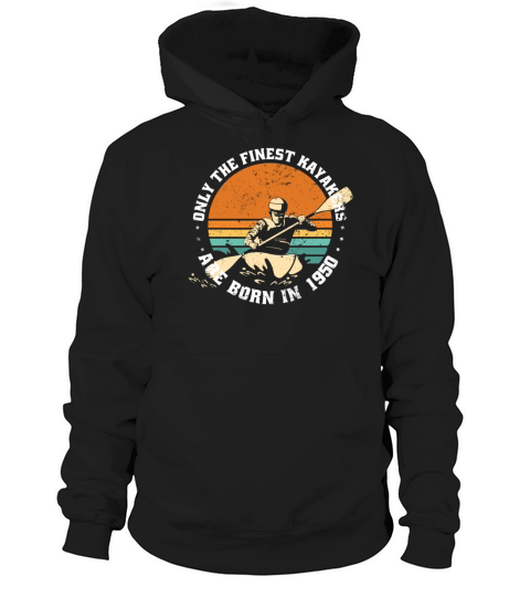 Kayak-Rafting KAYAKER Vintage 1950 Birthday Hoodie Unisex