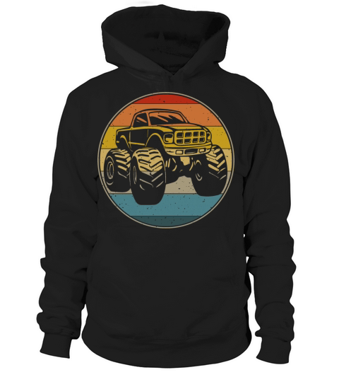 monster truck shirt toddler adult retro vintage Hoodie Unisex