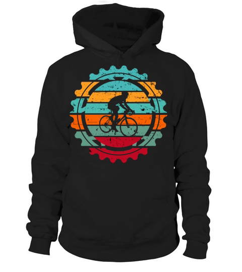 Urban Cycling Sunset Cyclist Hoodie Unisex