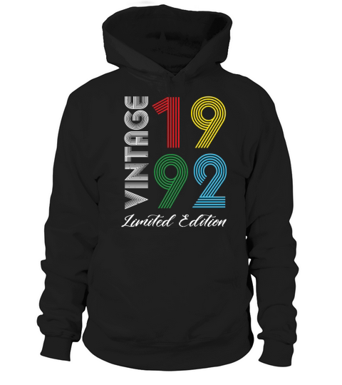 Vintage 1992 Vintage Birthday Retro Vintage Hoodie Unisex