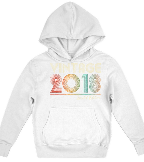 5 Year Old Vintage 1988 5th Birthday Gift Kids Hoodie