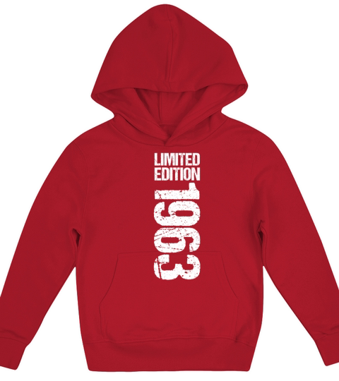 60 Years Vintage 1963 Retro 60th Birthday Kids Hoodie