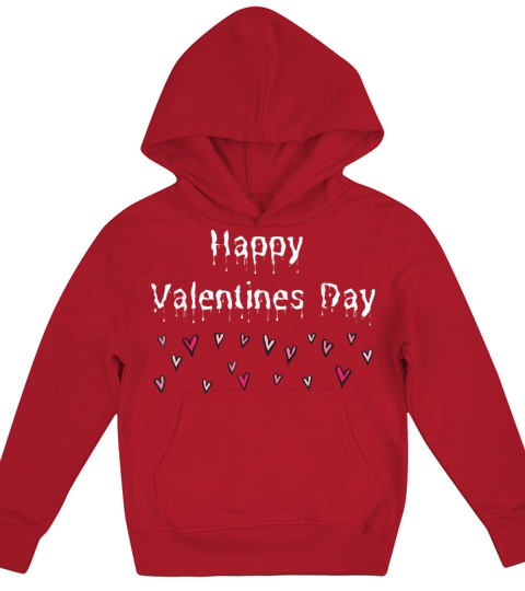 Anti Valentines Day Proud To Be Single Think Love Kids Hoodie