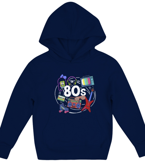 Awesome Retro 80s Vintage Throwback Novelty Kids Hoodie