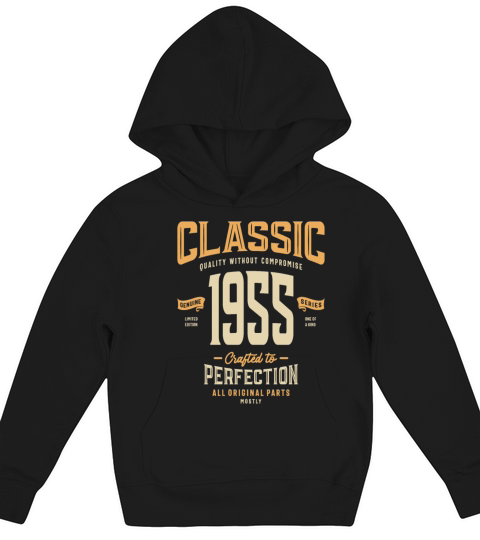 Classic 1955 68th Birthday Kids Hoodie