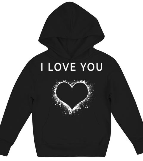 I Love You Valentines Day585 Kids Hoodie
