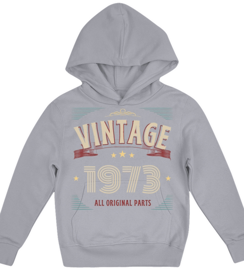 VINTAGE 1973 ALL ORIGINAL PARTS Kids Hoodie