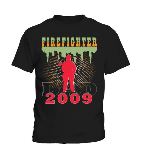 2009 vintage fireman birthday firefighter Kids T-Shirt