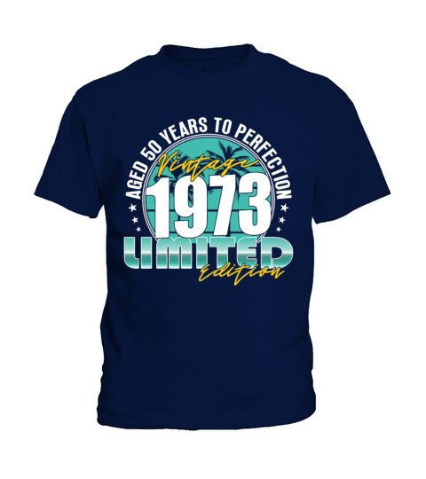 50th birthday vintage 1973 50 years Kids T-Shirt