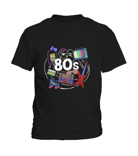 Awesome Retro 80s Vintage Throwback Novelty Kids T-Shirt