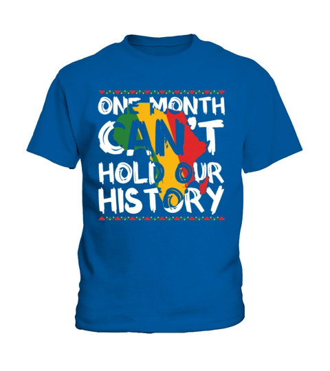 Black History Month USA Afro America African Kids T-Shirt