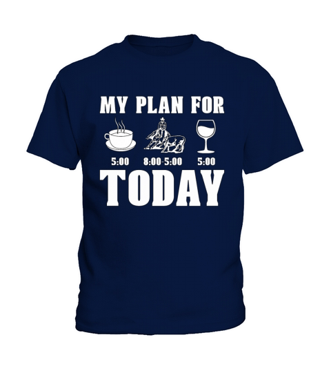 Cutting Horse My Plan For Western Riding Horseman Kids T-Shirt