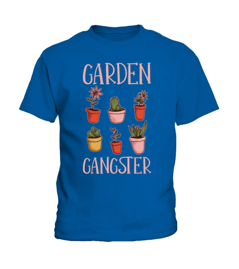Garden Gangster Gardening Plant Gardener Botanical Kids T-Shirt