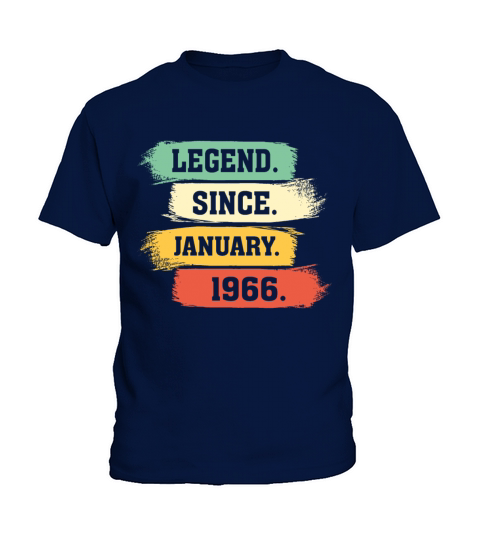Legend Since January 1966 Kids T-Shirt