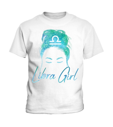 Libra Girl Astrology Zodiac Sign September October Kids T-Shirt